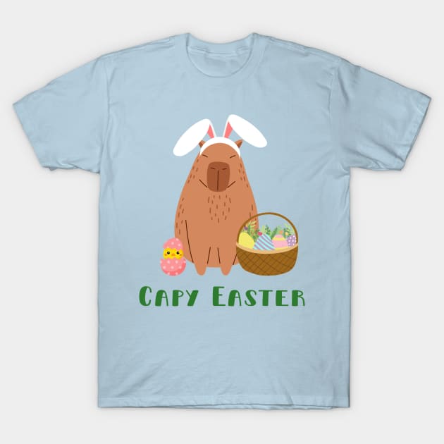 Capy Easter T-Shirt by IllustrasAttic